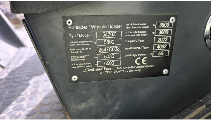 Ładowarka kołowa Schäffer 5470Z Radlader