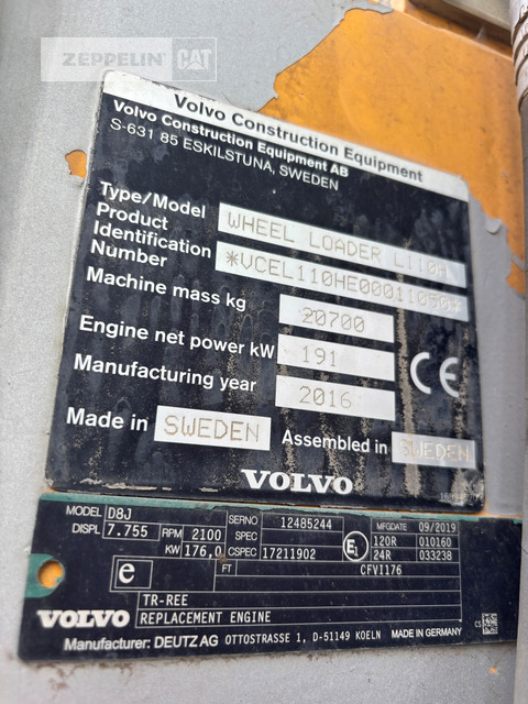 Ładowarka kołowa Volvo L110H