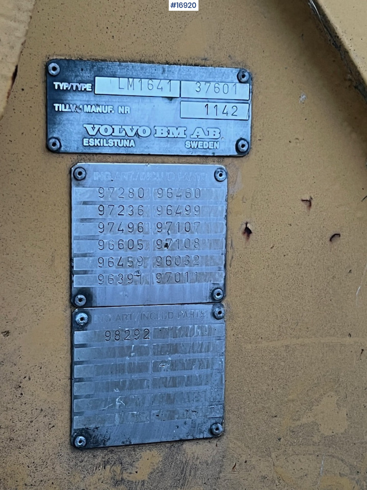 Ładowarka kołowa Volvo LM1641