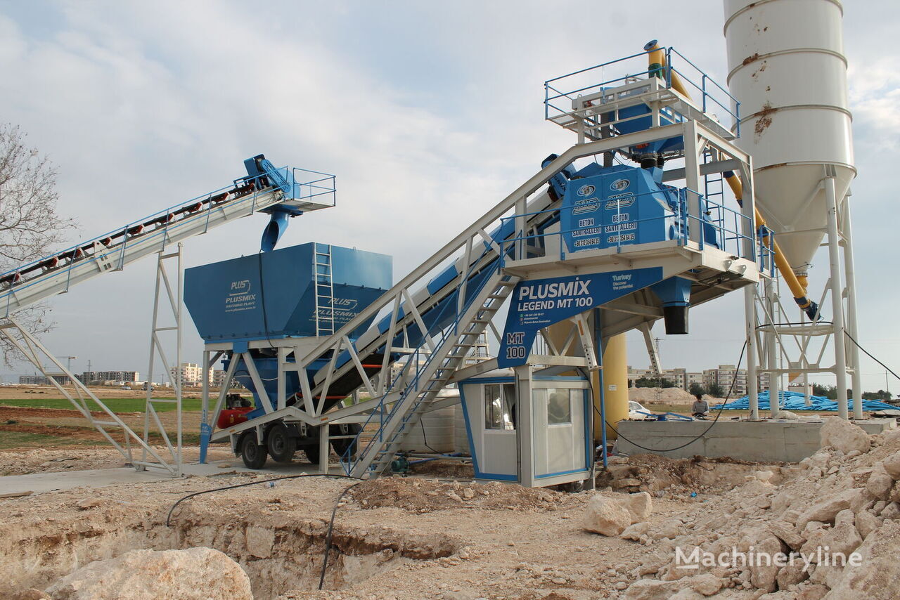 Nowy Betoniarnia Plusmix 100 m³/hour Mobile Concrete Batching Plant - BETONYY ZAVOD - CEN: zdjęcie 11