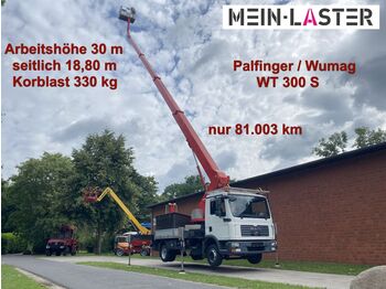 MAN 7.150 WT 300 S Wumag/ Palfinger seitl.  18.8 m  - Podnośnik koszowy w samochody ciężarowe