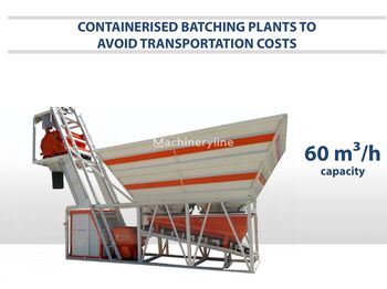 Nowy Betoniarnia SEMIX Compact 60 Concrete Batching Plant Containerised: zdjęcie 1