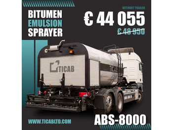 Nowy Pompa do betonu TICAB Bitumen Emulsion Sprayer ABS-8000: zdjęcie 1