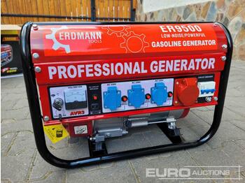 Generator budowlany Unused 2022 Erdmann ER9500 Generator, 3x 230Volt, 1x 380Volt, Key Start: zdjęcie 1
