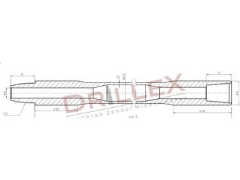 Wiertnica horyzontalna Vermeer D33x44,D36x50 FS1 4,5m Drill pipes, żerdzie: zdjęcie 1