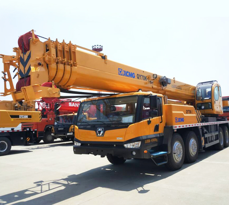 Nowy Dźwig samojezdny XCMG Official QY70K-I 70 ton construction heavy lift hydraulic mobile used truck crane price: zdjęcie 2