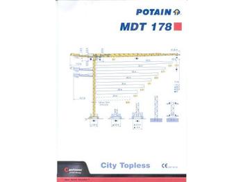 Potain MDT 178 - Żuraw wieżowy