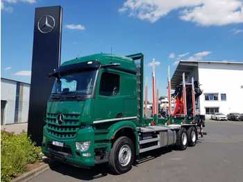 Nowy Przyczepa leśna, Samochod ciężarowy z HDS Mercedes-Benz Arocs 2651 L 6x4 + Kran: Epsilon M12Z91: zdjęcie 1