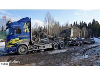 Przyczepa leśna SCANIA R580LB 6X4 HNB Timber Truck w Crane & Trailer: zdjęcie 1