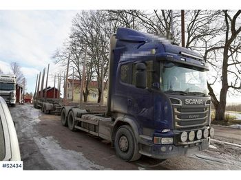 Przyczepa leśna SCANIA R730 Super 6x4 Timber Truck with 5 axle Trailer fr: zdjęcie 1