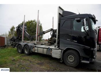Przyczepa leśna VOLVO FH16 550 6x4 Timber Truck with Crane and Trailer: zdjęcie 1