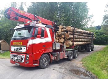Przyczepa leśna Volvo FH16 600 euro5 6x4 Epsilon Faymonville do drewna dłużycy lasu loglift kesla huttner: zdjęcie 1
