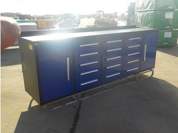 Wyposażenie garażu/ Warsztatów Unused 2021 Steelman 10' Work Bench, 15 Drawers, 2 Cabinets: zdjęcie 1