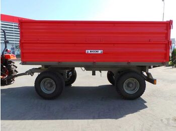 Nowy Przyczepa rolnicza Bicchi agricultural trailer with 2 axles, model 2B 60-P2, 6 tons, pneumatic/hydraulic brake !!!! Transport included!!!!: zdjęcie 1