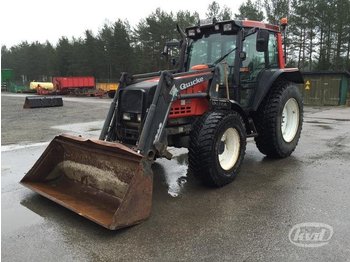 Valtra 6250-4, h, Traktor Frontlastare, grusskopor och vikplog -00  - Ciągnik rolniczy