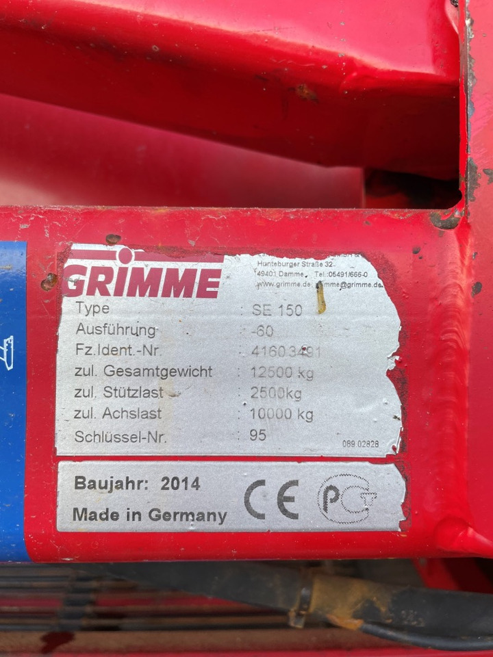 Kombajn ziemniaczany Grimme SE 150-60 NBR: zdjęcie 2