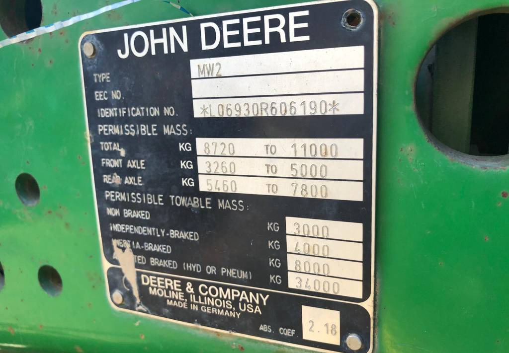 Ciągnik rolniczy John Deere For Parts 6530: zdjęcie 6