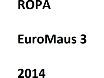 ROPA EuroMaus 3 - Kombajn do buraków