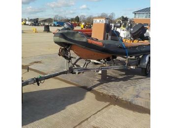 Viking 470 Ribbed Speed Boat c/w Tohatsu Outboard Motor, Single Axle Trailer - Kosiarka spalinowa