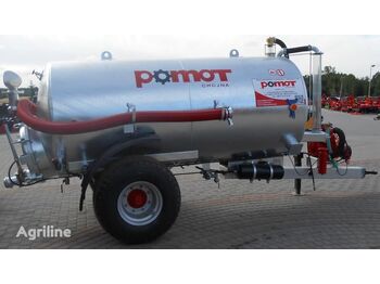 Nowy Przyczepa asenizacyjna POMOT Single-axial tanker truck/ Beczkowóz wóz asenizacyjny 5000 l: zdjęcie 5