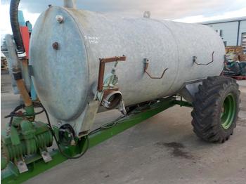 Przyczepa rolnicza Single Axle Draw Bar PTO Driven Galvanised Slurry Tanker: zdjęcie 1
