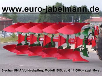 Nowy Pług Unia Volldrehpflüge, Ibis, NEU, 3 - 9 Schare, Dreipun: zdjęcie 1