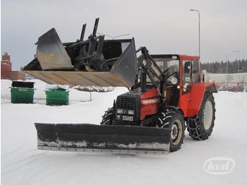 Ciągnik rolniczy Volvo BM Valmet 705-4 Traktor med lastare plog & skopor: zdjęcie 1