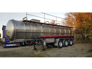 Naczepa cysterna Burg 25000 L ADR Tanktrailer Inox for Acid, Coated,: zdjęcie 1