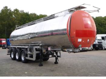 Naczepa cysterna dla transportowania żywności Clayton Food (milk) tank inox 32.5 m3 / 1 comp: zdjęcie 1