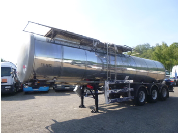 Naczepa cysterna dla transportowania żywności Clayton Food tank inox 23.5 m3 / 1 comp + pump: zdjęcie 1