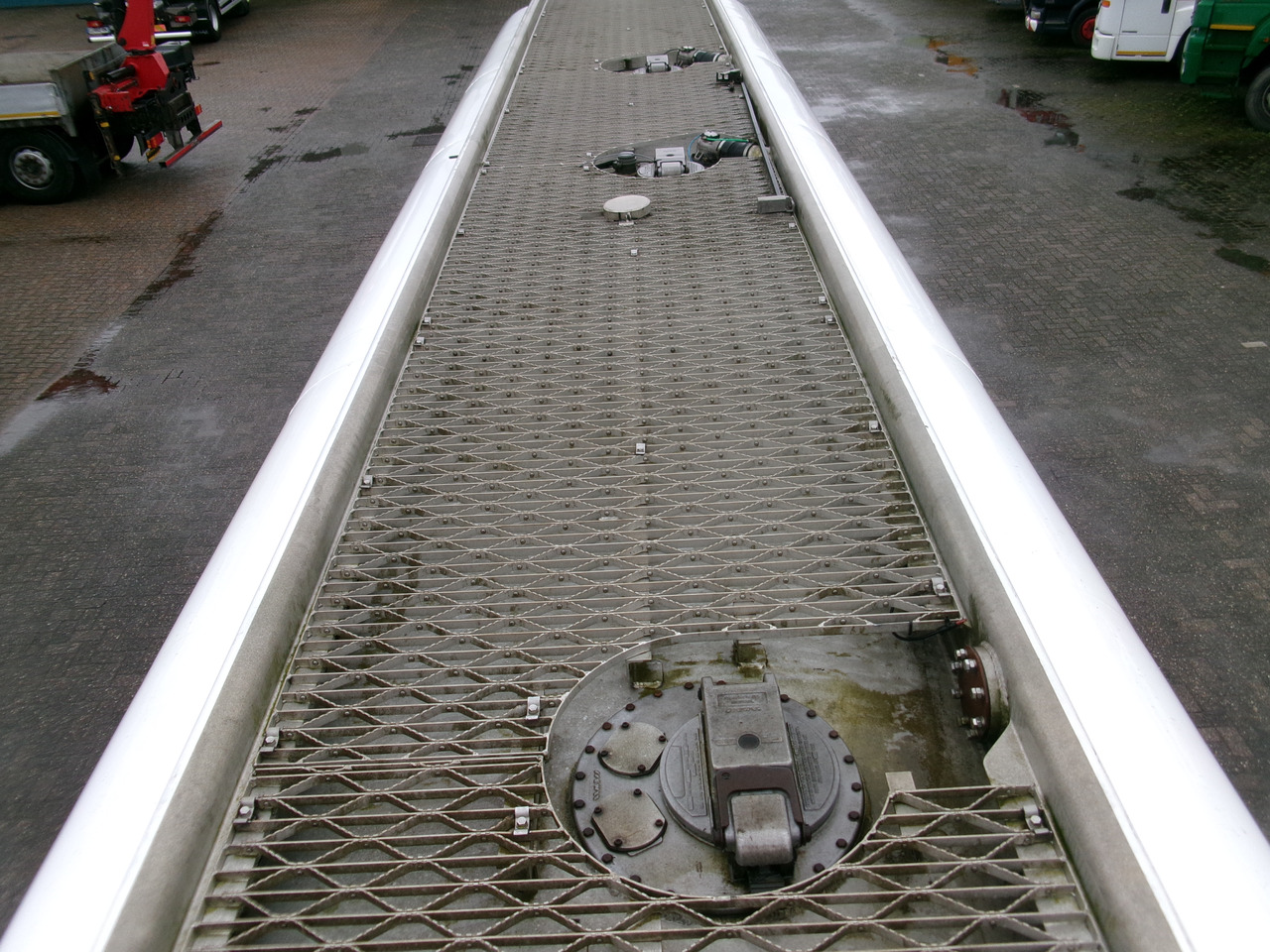 Naczepa cysterna dla transportowania paliwa Crane Fruehauf Fuel tank alu 39 m3 / 1 comp + pump: zdjęcie 18