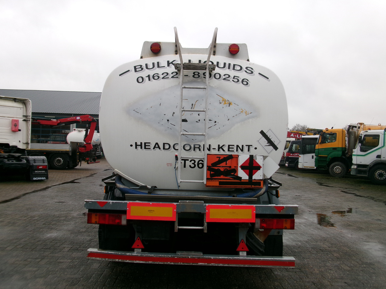 Naczepa cysterna dla transportowania paliwa Crane Fruehauf Fuel tank alu 39 m3 / 1 comp + pump: zdjęcie 6
