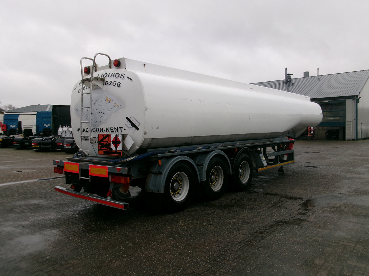 Naczepa cysterna dla transportowania paliwa Crane Fruehauf Fuel tank alu 39 m3 / 1 comp + pump: zdjęcie 4