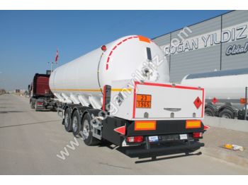 Naczepa cysterna dla transportowania gazu DOĞAN YILDIZ 47 M3 LPG TANK TRAILER 12.220KG EMPTY WEIGHT: zdjęcie 1