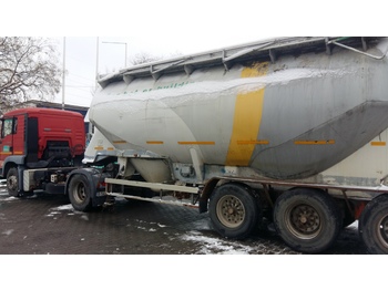 Naczepa cysterna dla transportowania cementu FELDBINDER EUT 34.3: zdjęcie 1