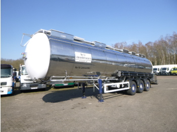 Naczepa cysterna dla transportowania żywności Feldbinder Food tank inox 39 m3 / 3 comp: zdjęcie 1