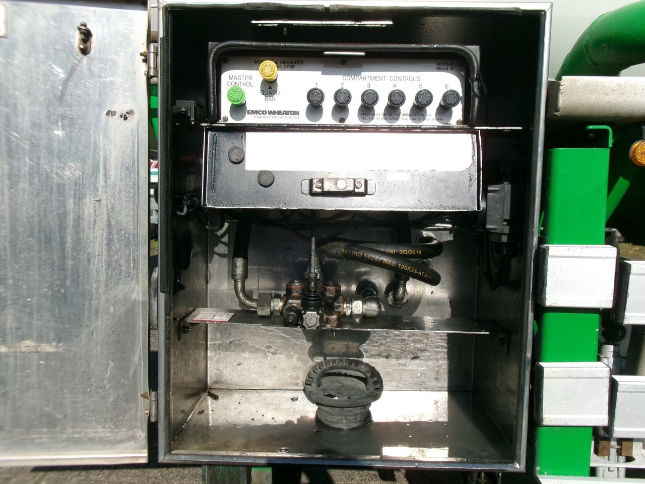 Naczepa cysterna dla transportowania paliwa Feldbinder Fuel tank alu 42 m3 / / 6 comp + pump: zdjęcie 17