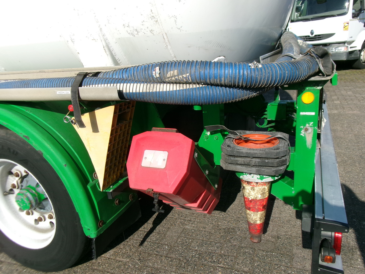 Naczepa cysterna dla transportowania paliwa Feldbinder Fuel tank alu 42 m3 / / 6 comp + pump: zdjęcie 13