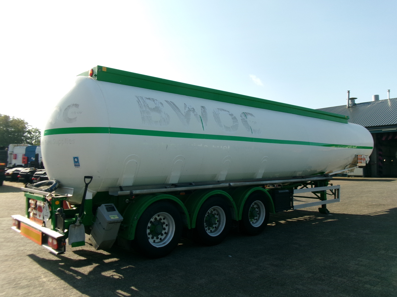 Naczepa cysterna dla transportowania paliwa Feldbinder Fuel tank alu 42 m3 / / 6 comp + pump: zdjęcie 4