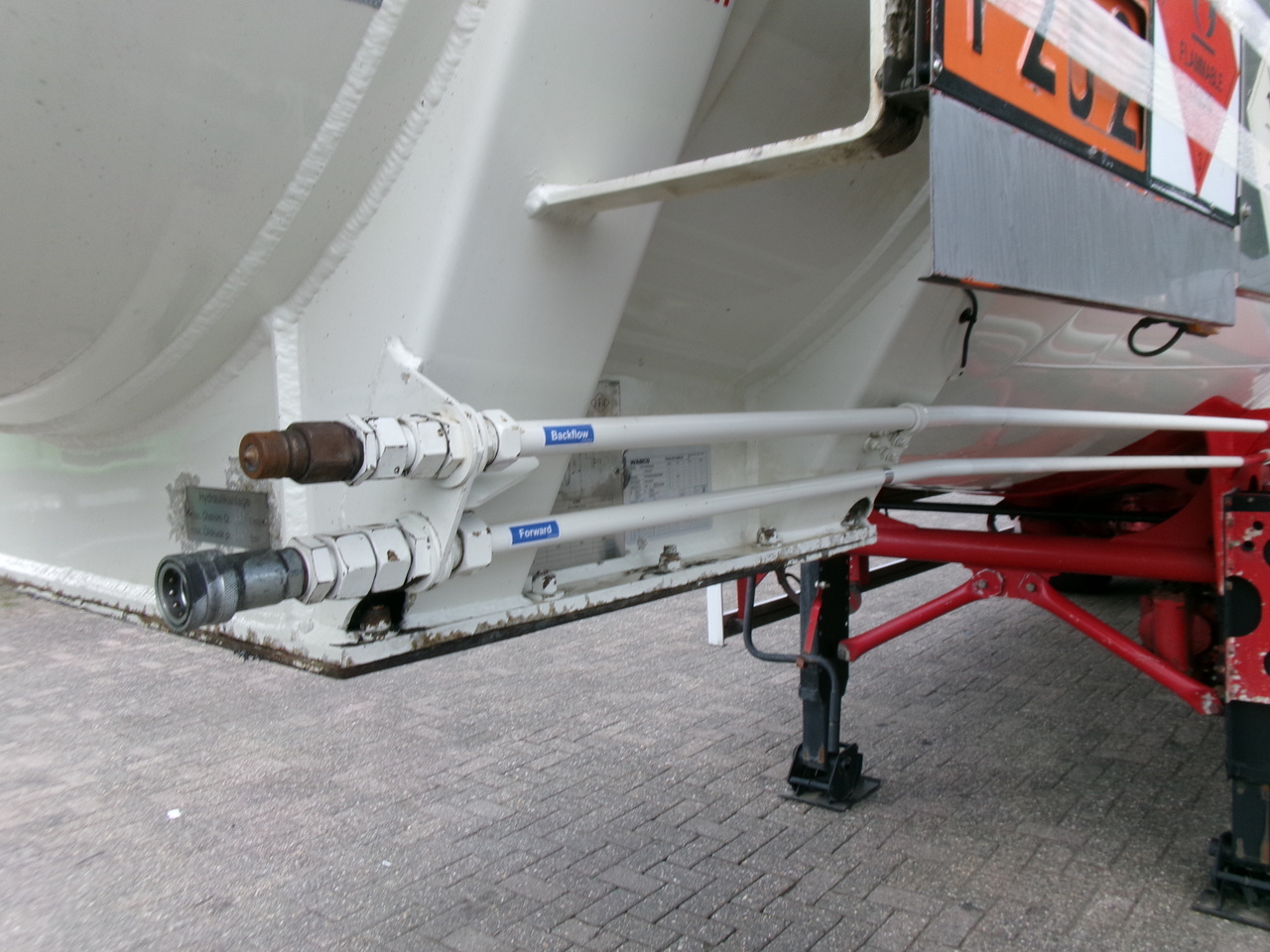 Naczepa cysterna dla transportowania paliwa Feldbinder Fuel tank alu 44.6 m3 + pump: zdjęcie 8