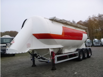 Naczepa silos dla transportowania towarów luzem Feldbinder Powder tank alu 38 m3 / 1 comp: zdjęcie 1