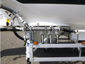 Naczepa cysterna dla transportowania mąki Feldbinder Powder tank alu 40 m3 / 1 comp: zdjęcie 5