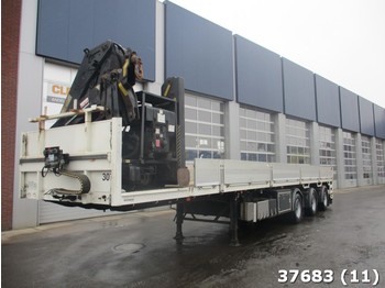 Naczepa platforma/ Burtowa Floor FLO-17-30H2 Hiab 33 ton/meter rijdbare Kran: zdjęcie 1