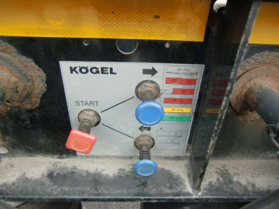 Naczepa kontenerowiec/ System wymienny Kögel S24,Containerchassi,Port 45 duplex  2x Liftachse: zdjęcie 7