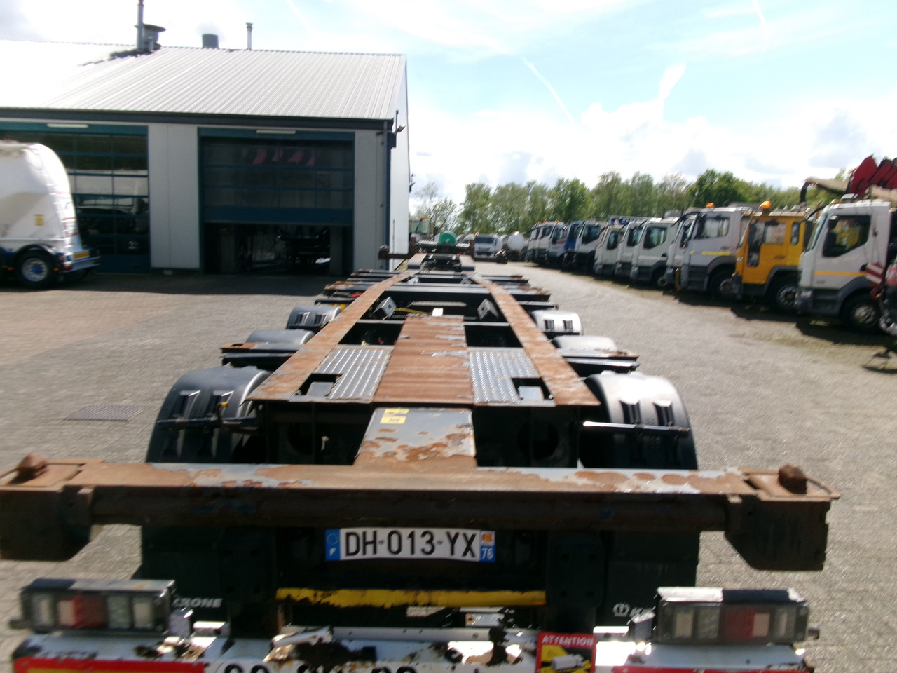 Krone 3-axle container trailer 20-30-40-45 ft DA08LNA Krone 3-axle container trailer 20-30-40-45 ft DA08LNA: zdjęcie 7