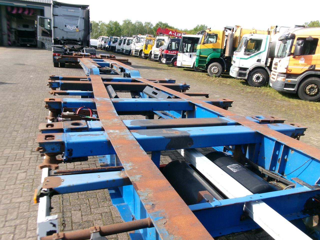 Naczepa kontenerowiec/ System wymienny Krone 3-axle container trailer 20-30-40-45 ft SDC27: zdjęcie 10