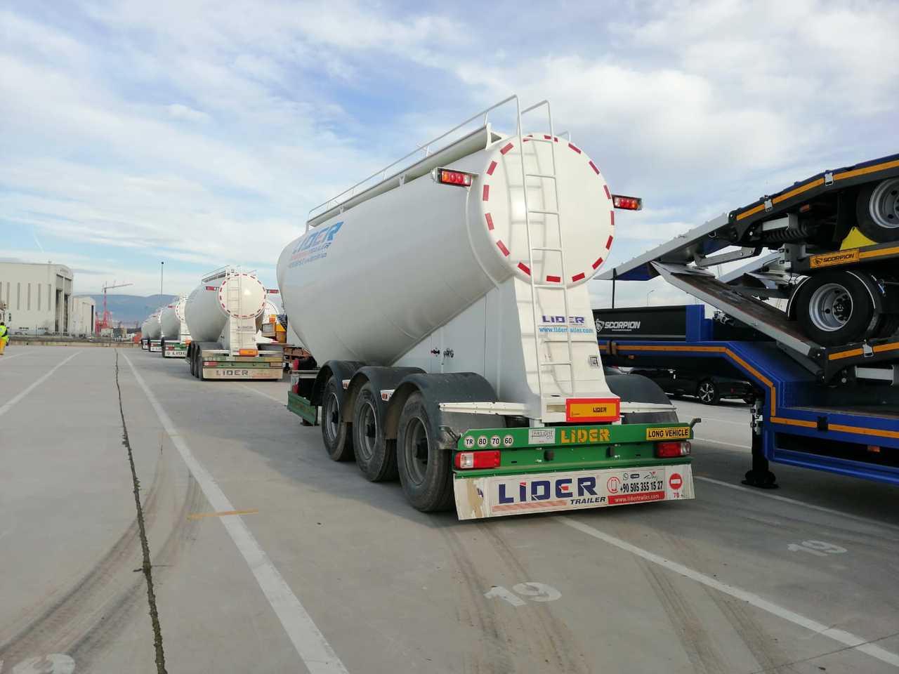 Nowy Naczepa cysterna dla transportowania cementu LIDER 2023 MODEL NEW CEMENT TANKER: zdjęcie 19