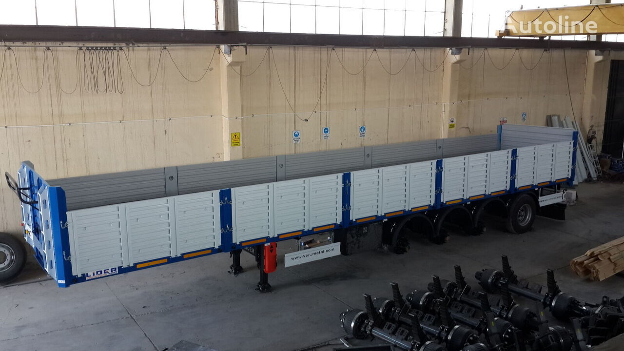 Nowy Naczepa platforma/ Burtowa LIDER 2023 Model NEW trailer Manufacturer Company READY: zdjęcie 15