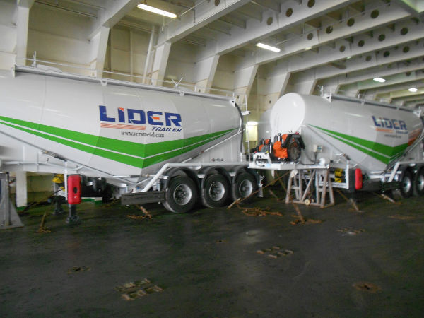 Nowy Naczepa cysterna dla transportowania cementu LIDER NEW ciment remorque 2023 YEAR (MANUFACTURER COMPANY): zdjęcie 8