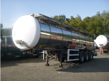 Naczepa cysterna dla transportowania chemikaliów L.A.G. Chemical tank inox 30 m3 / 1 comp + pump: zdjęcie 1